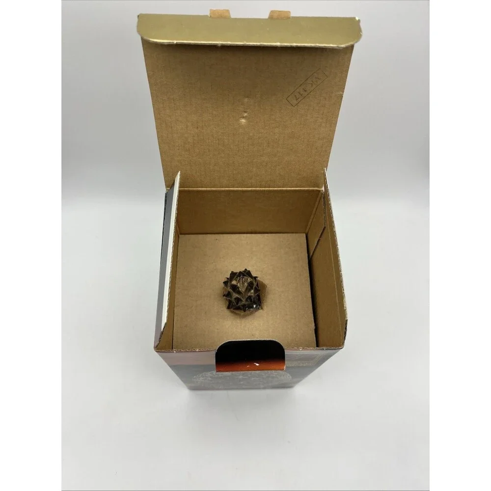 Crystal Clear Pineapple Footed Covered Candy Box